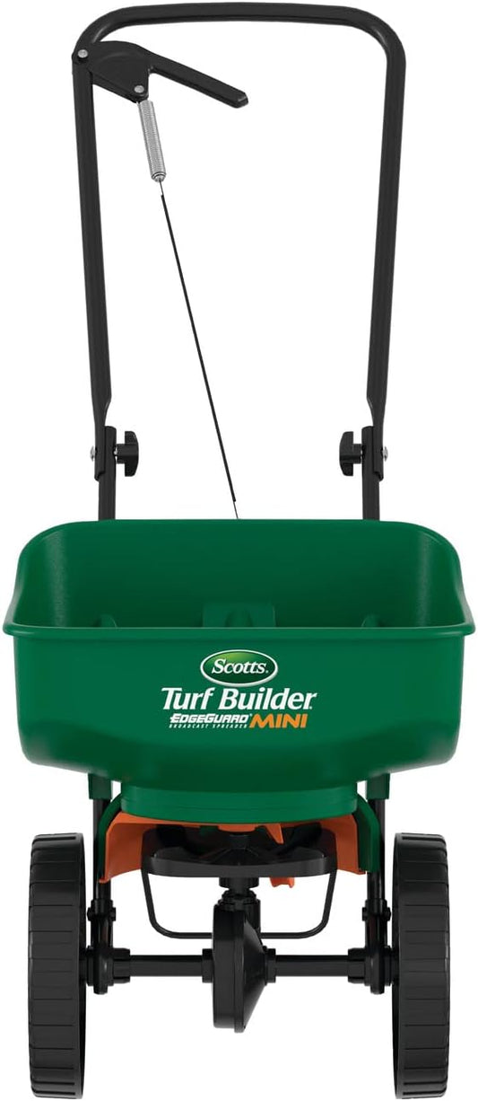 Heavy-Duty Lawn Seed & Fertilizer Spreader 🌱✨ Precision Broadcast Spreader with Edge Control | Easy Push Garden Tool for Yard Care