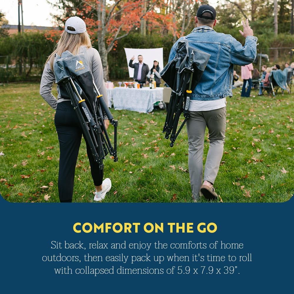 Outdoor Rocking Chair 🪑🌿 Portable Foldable Lounge Seat | Relax Anywhere — Campsites, Backyard & Beach