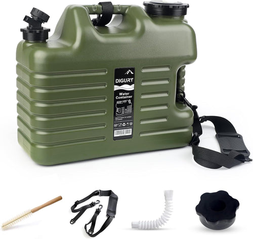 Portable Camping Water Container 💧🏕️ Large Capacity Emergency Water Storage Tank with Spigot | BPA-Free Outdoor Hydration Jug