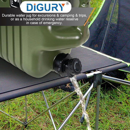 Portable Camping Water Container 💧🏕️ Large Capacity Emergency Water Storage Tank with Spigot | BPA-Free Outdoor Hydration Jug